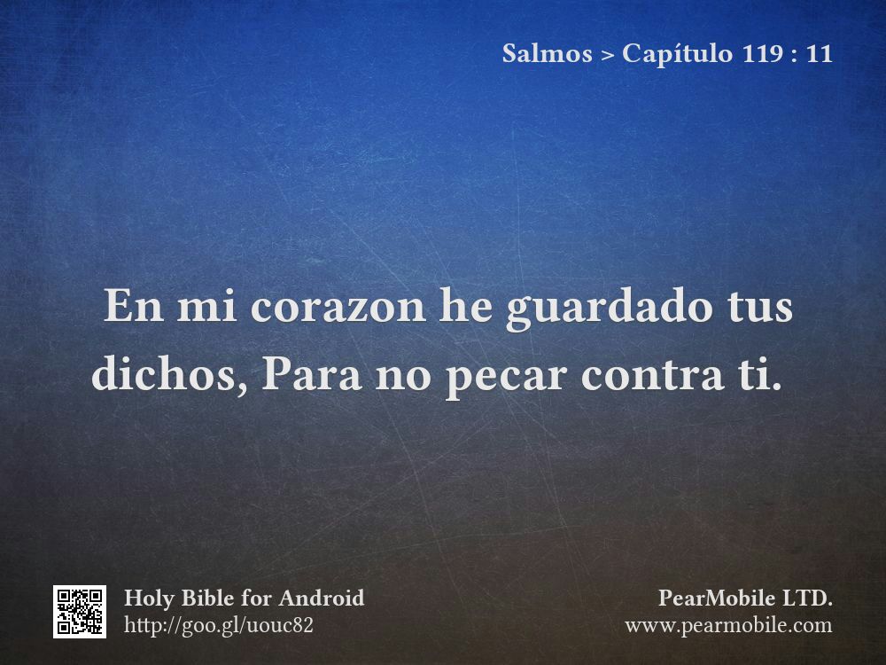 Salmos, Capítulo 119:11